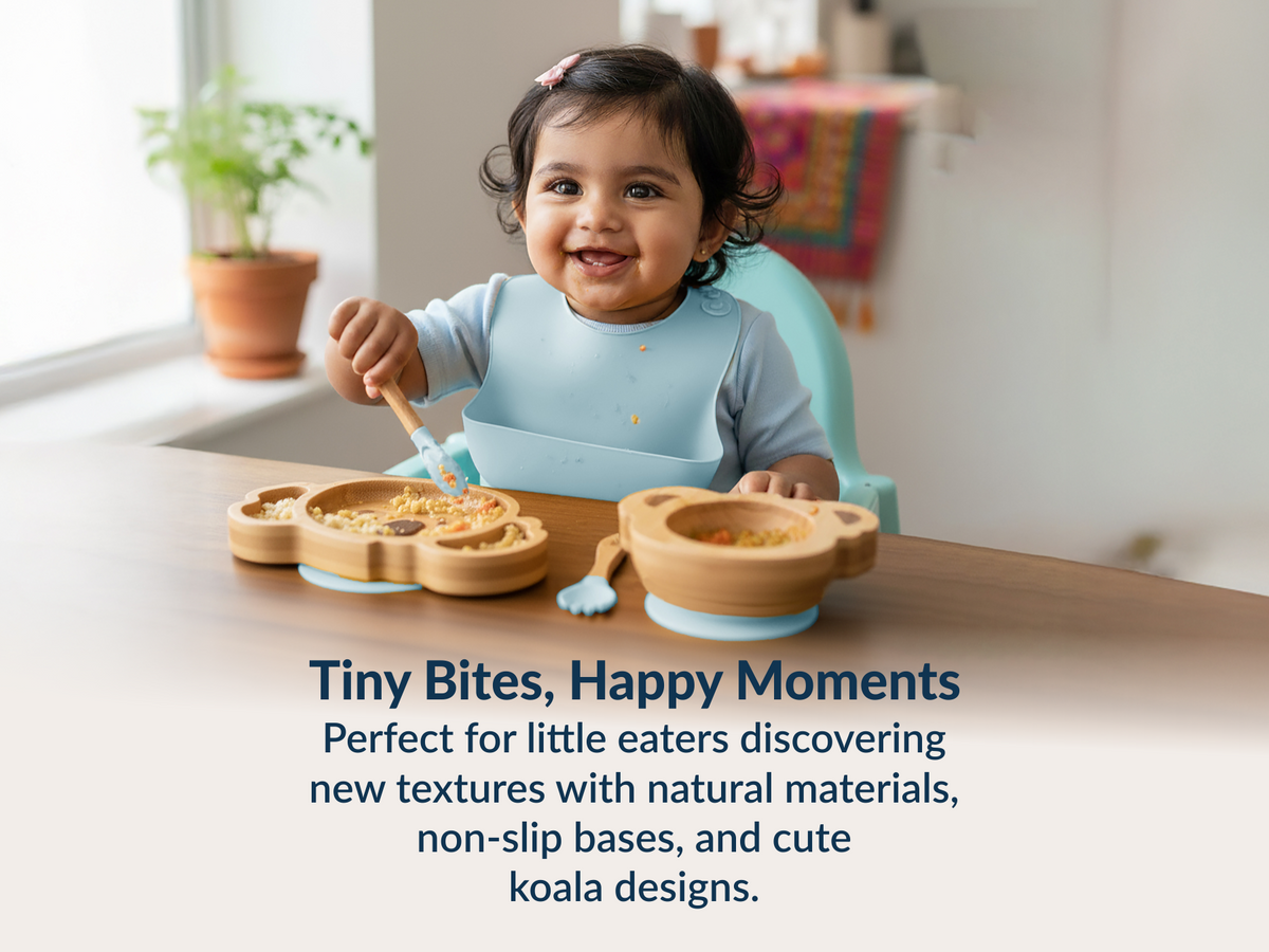 Cute Koala Mealtime Magic Feeding Set