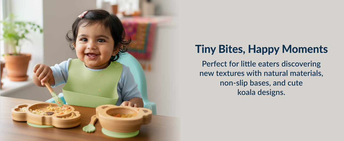 Cute Koala Mealtime Magic Feeding Set