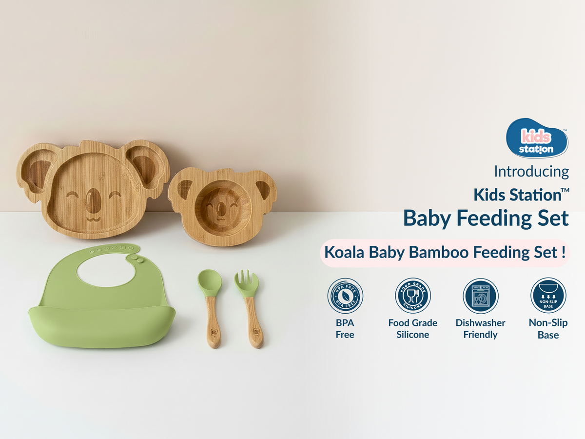 Cute Koala Mealtime Magic Feeding Set