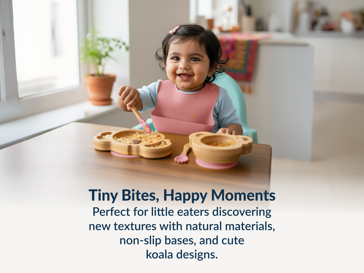 Cute Koala Mealtime Magic Feeding Set