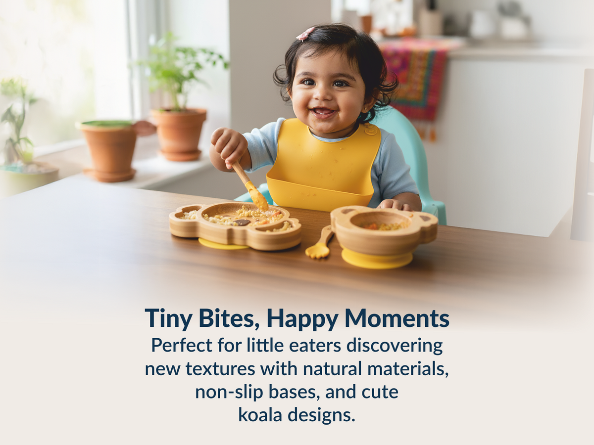 Cute Koala Mealtime Magic Feeding Set