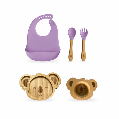 Cute Koala Mealtime Magic Feeding Set
