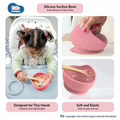 8-in-1 Simple Silicone Feeding Set for Babies