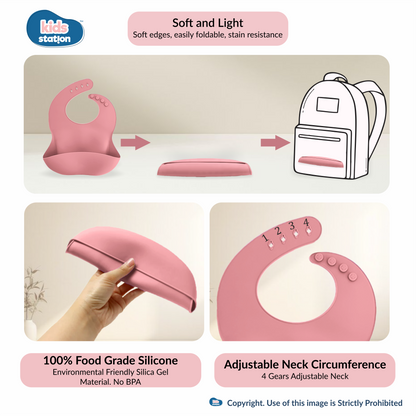 8-in-1 Simple Silicone Feeding Set for Babies