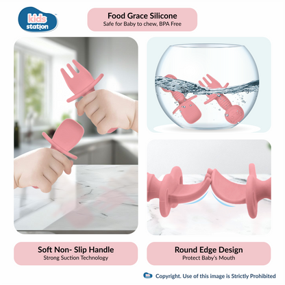 8-in-1 Simple Silicone Feeding Set for Babies