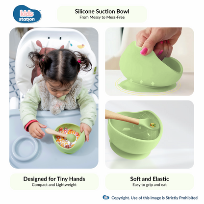 8-in-1 Simple Silicone Feeding Set for Babies