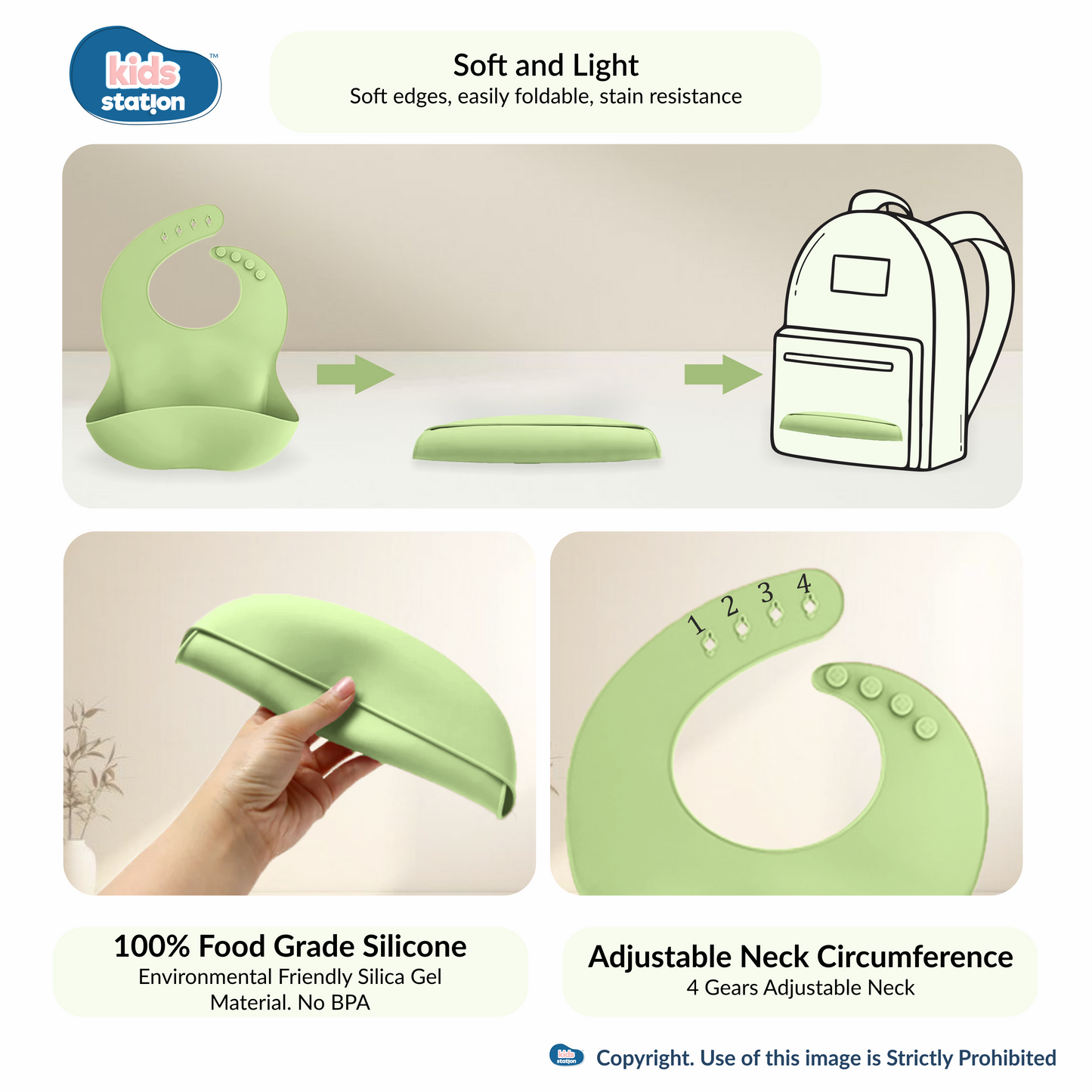 8-in-1 Simple Silicone Feeding Set for Babies