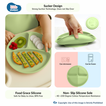 8-in-1 Simple Silicone Feeding Set for Babies