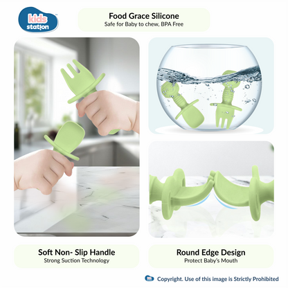 8-in-1 Simple Silicone Feeding Set for Babies