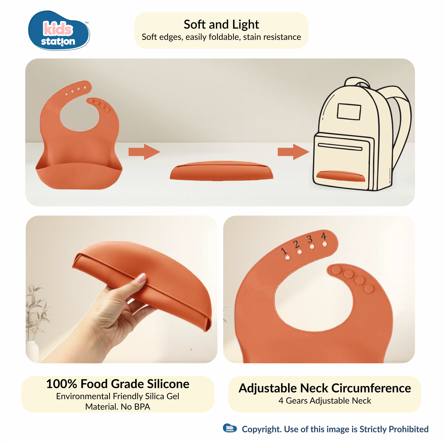 8-in-1 Simple Silicone Feeding Set for Babies