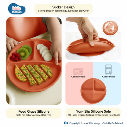8-in-1 Simple Silicone Feeding Set for Babies
