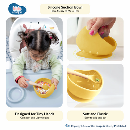 8-in-1 Simple Silicone Feeding Set for Babies