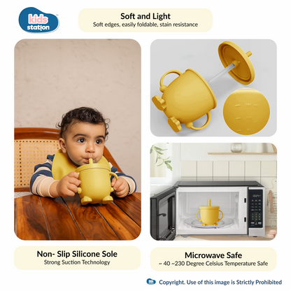 8-in-1 Simple Silicone Feeding Set for Babies