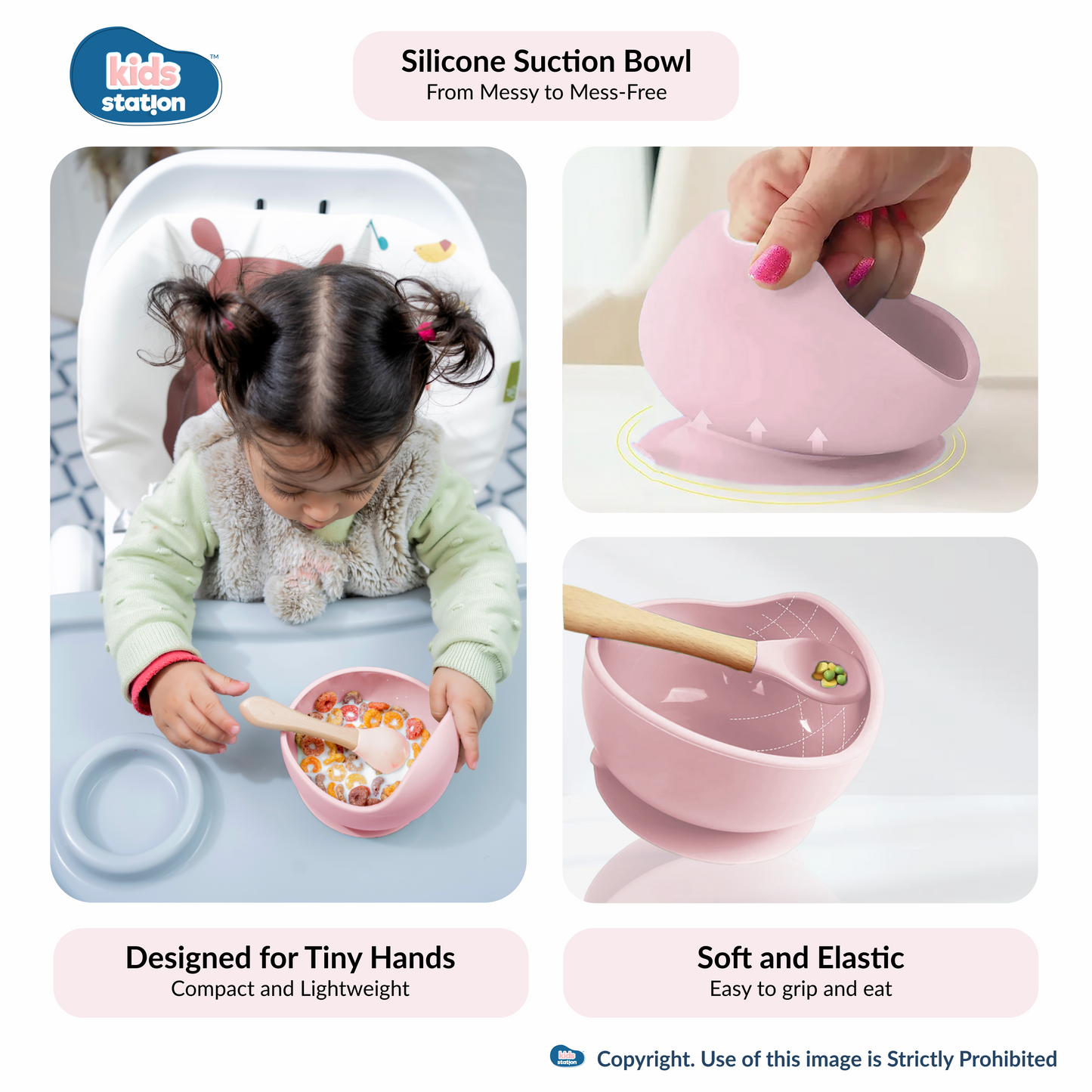8-in-1 Simple Silicone Feeding Set for Babies