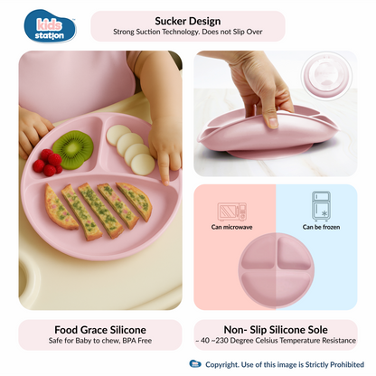 8-in-1 Simple Silicone Feeding Set for Babies