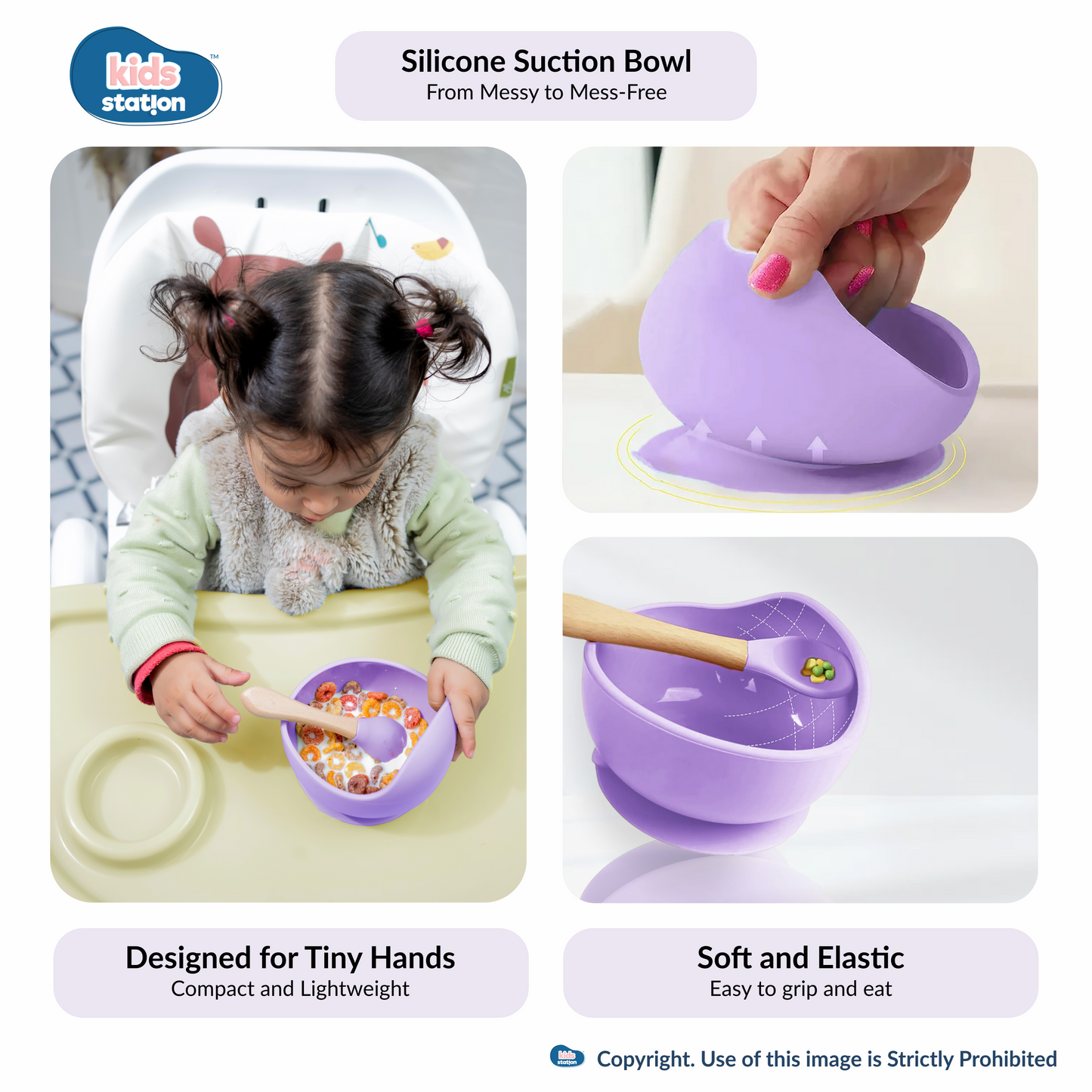 8-in-1 Simple Silicone Feeding Set for Babies