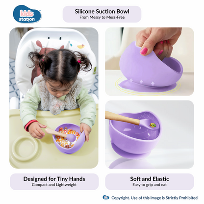 8-in-1 Simple Silicone Feeding Set for Babies