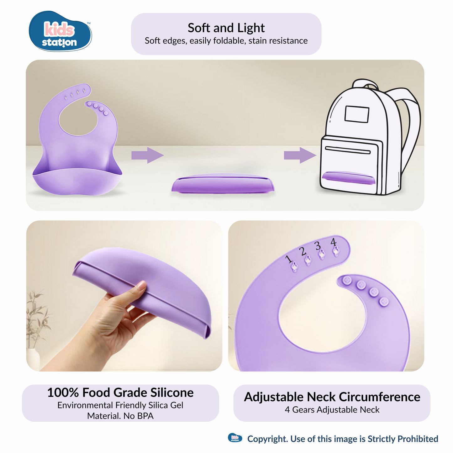 8-in-1 Simple Silicone Feeding Set for Babies