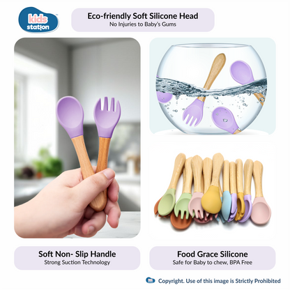 8-in-1 Simple Silicone Feeding Set for Babies
