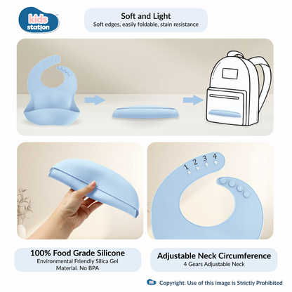 8-in-1 Simple Silicone Feeding Set for Babies