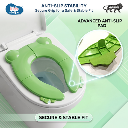 Foldable Frog-Shaped Potty Seat for Babies