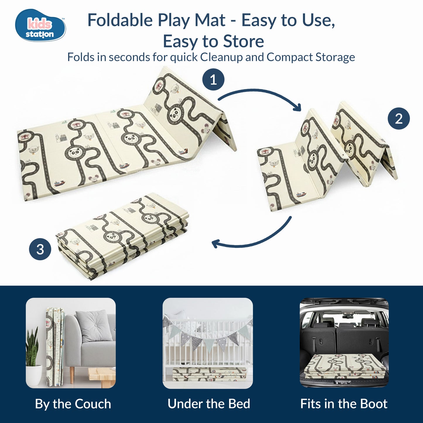 Cozy Baby Play Mats (150cm x 200cm x 1.0cm)