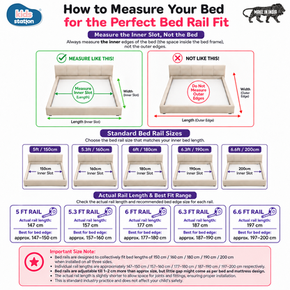 1-Side Foldable New Model Baby Bed Rail Guard