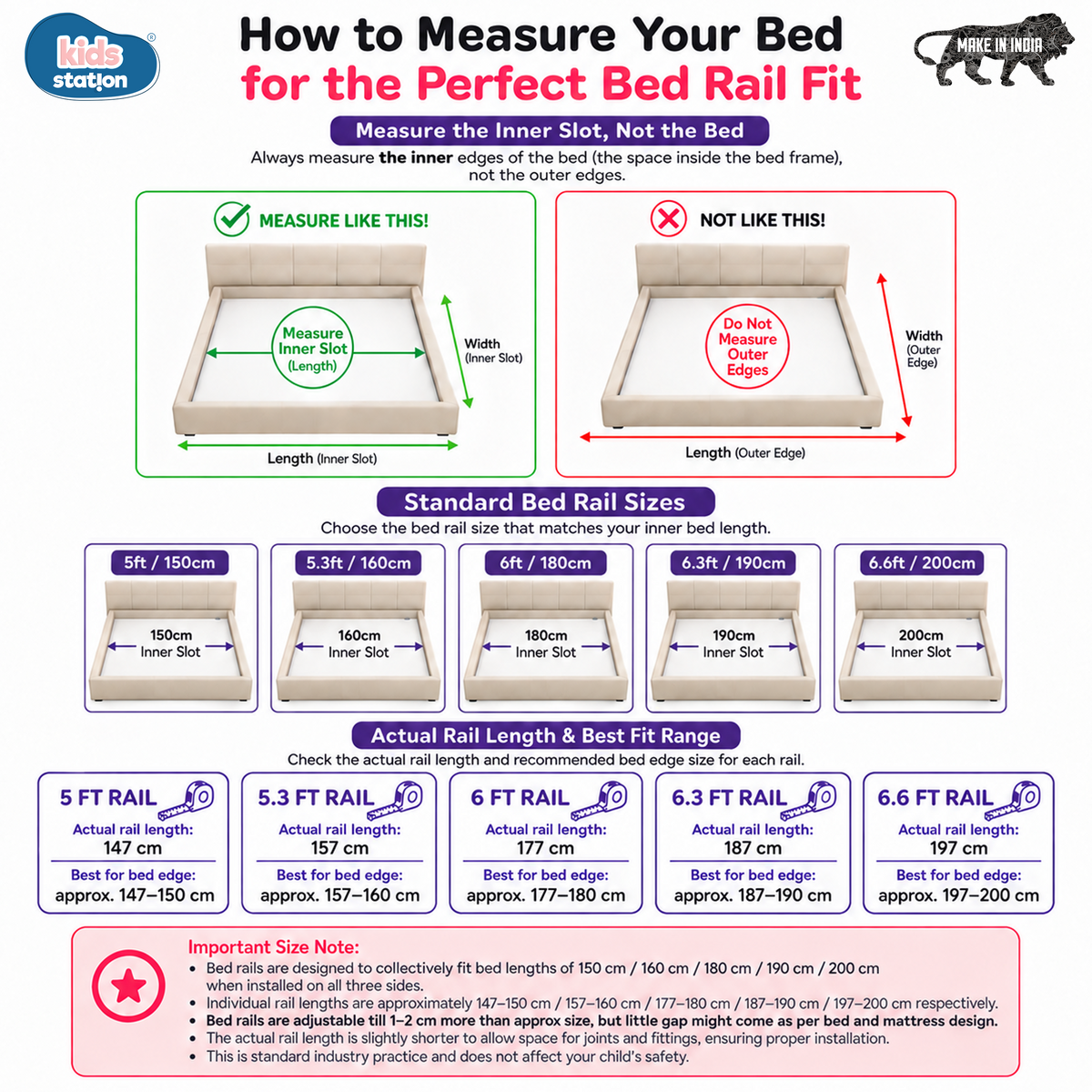 2-Side Foldable New Model Baby Bed Rail Guard