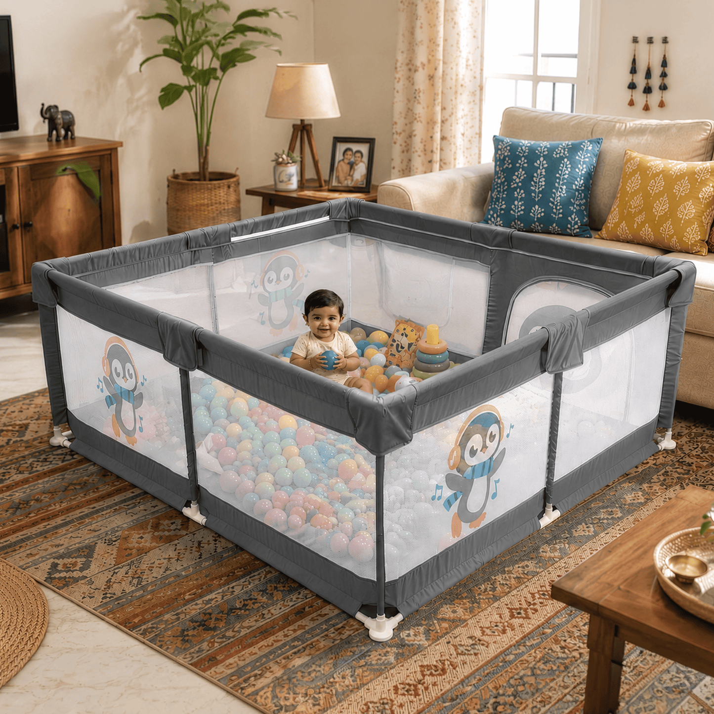 Playpen for Indoor & Outdoor Use for Babies