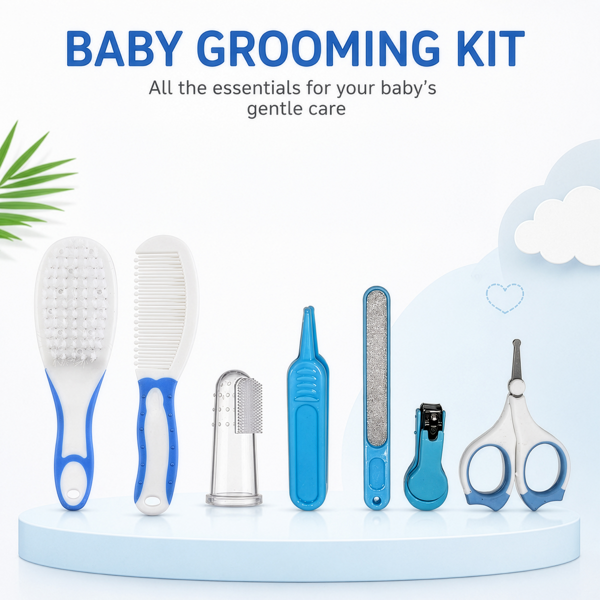 Kids Station 7-in-1 Newborn Grooming Kit