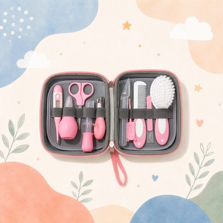 11-in-1 Baby Grooming Kit with EVA Case