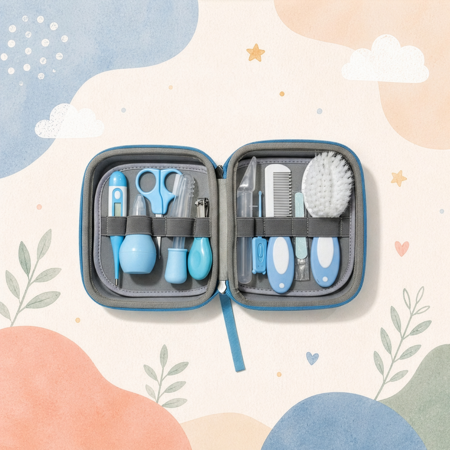 11-in-1 Baby Grooming Kit with EVA Case