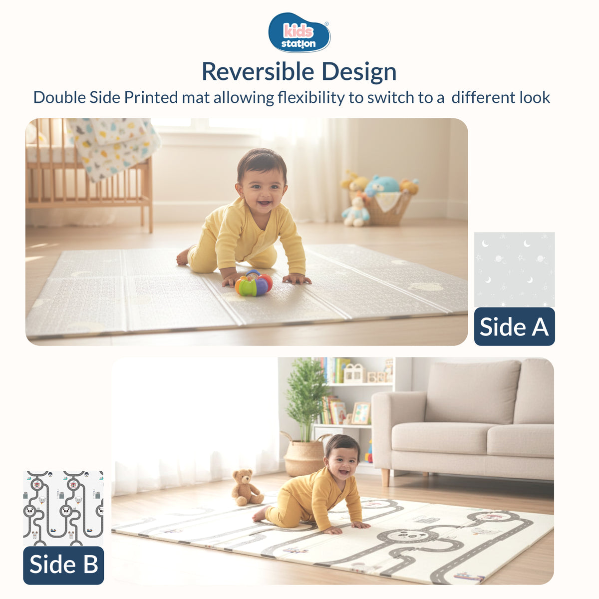 Dream Crawl Baby Play Mats (150cm x 200cm x 0.6cm)