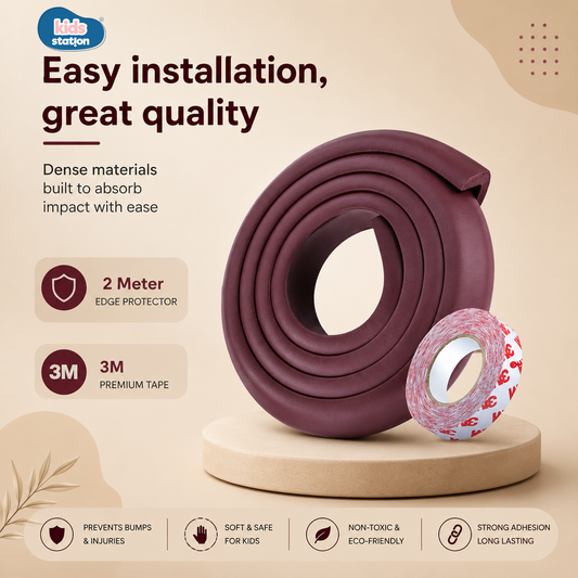 L-Shape Cushion Strip for Baby Safety in India - Kids Station