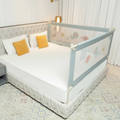 2-Side Foldable New Model Baby Bed Rail Guard