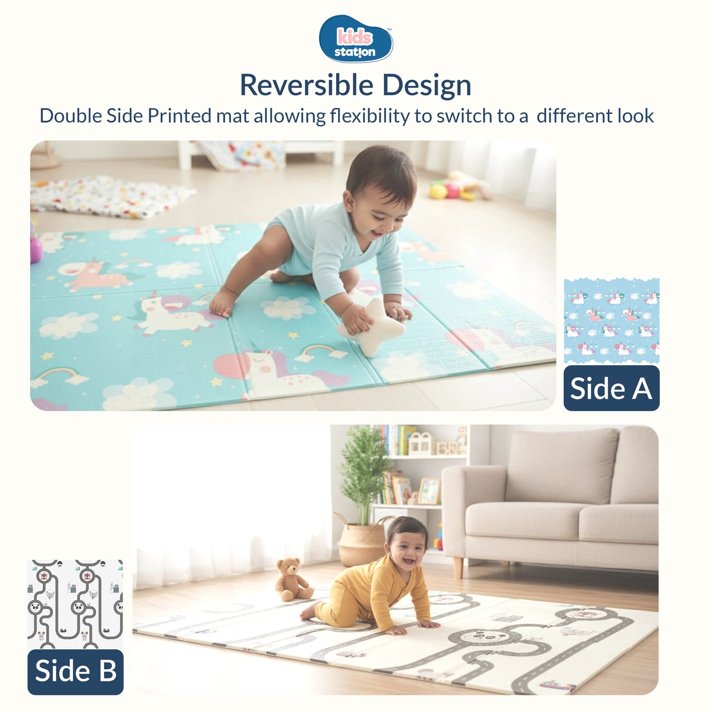 Snuggle Baby Play Mats (150cm x 200cm x 0.8cm)