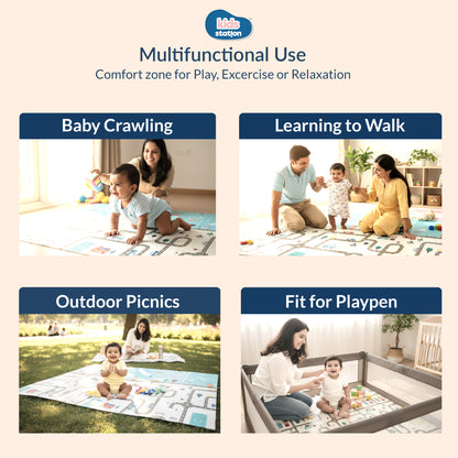 Dream Crawl Baby Play Mats (150cm x 200cm x 0.6cm)
