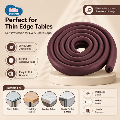 U Shaped Cushion Edge Guard for Glass Furniture