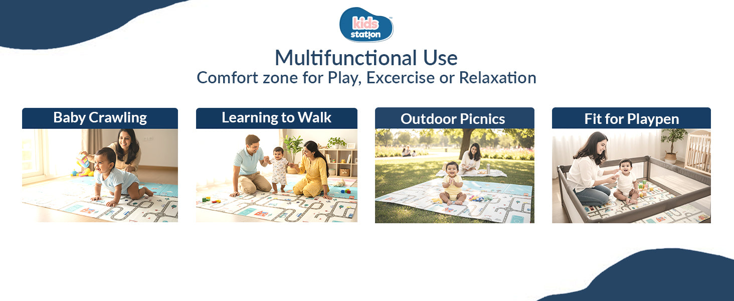 Cozy Baby Play Mats (150cm x 200cm x 1.0cm)
