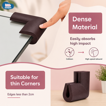 U-Shape Corner Protector for Glass Furniture - Kids Station Corner Edge Protector for Baby