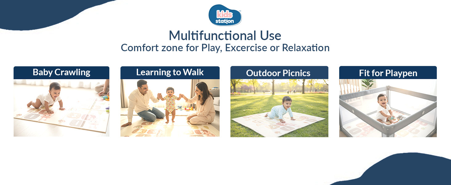 Snuggle Baby Play Mats (150cm x 200cm x 0.8cm)