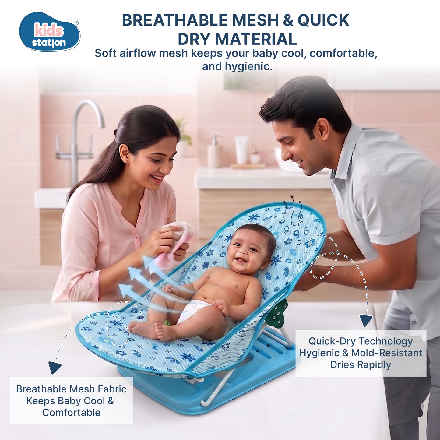 Gentle Support Baby Bather for Infants