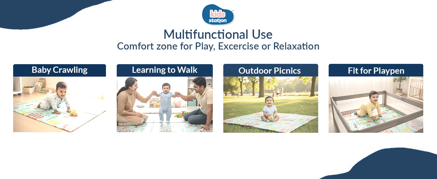 Snuggle Baby Play Mats (150cm x 200cm x 0.8cm)