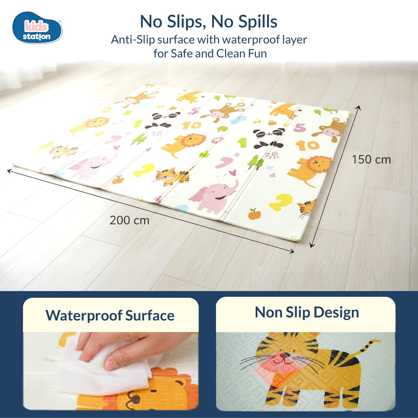 Snuggle Baby Play Mats (150cm x 200cm x 0.8cm)