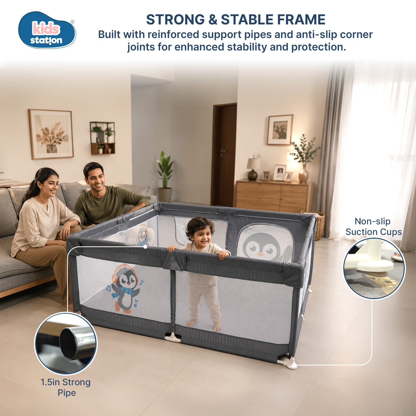 Playpen for Indoor & Outdoor Use for Babies