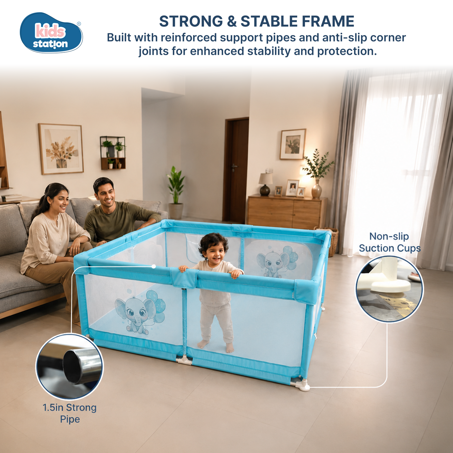Playpen for Indoor & Outdoor Use for Babies
