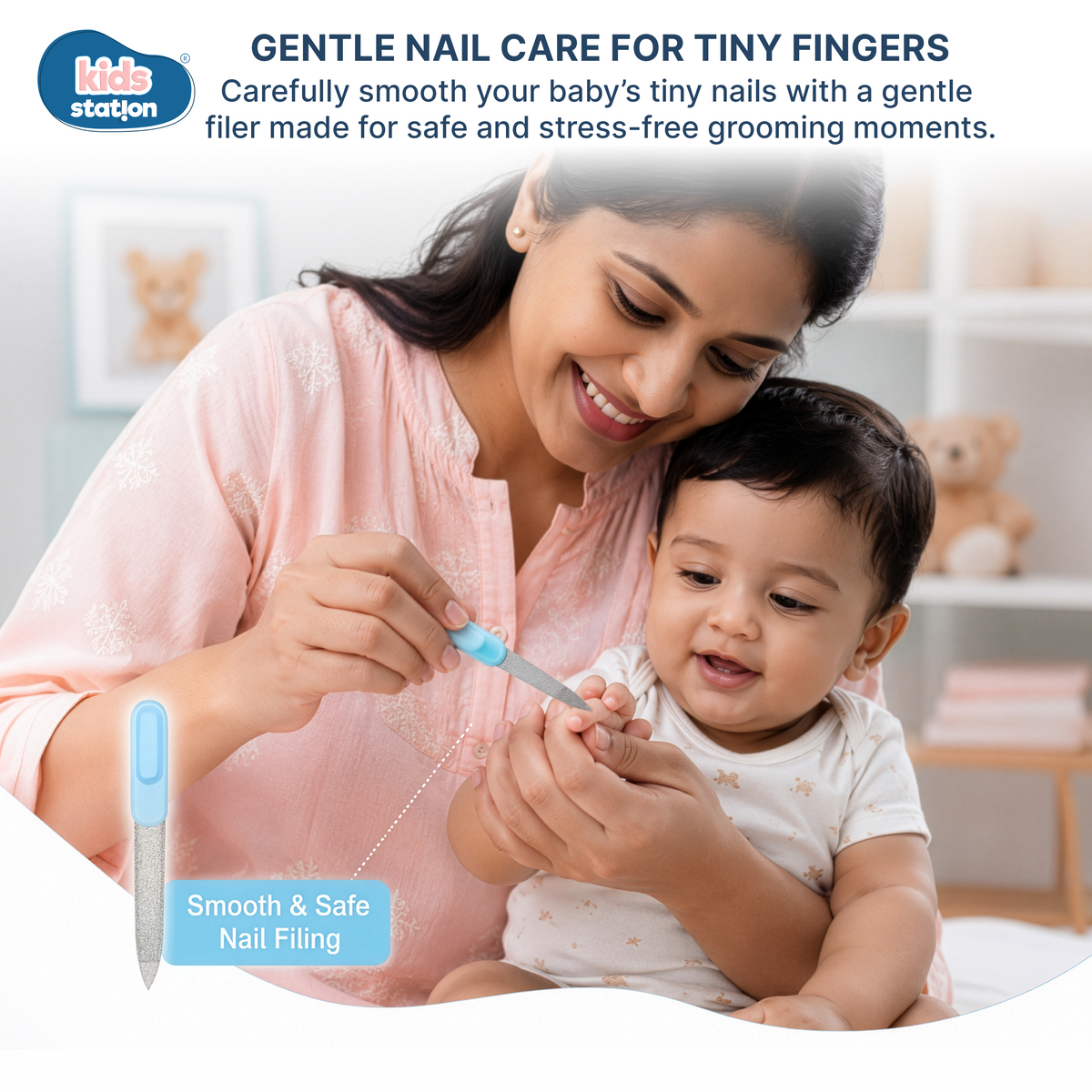 4-in-1 Baby Hygiene Grooming Kit for Baby Care