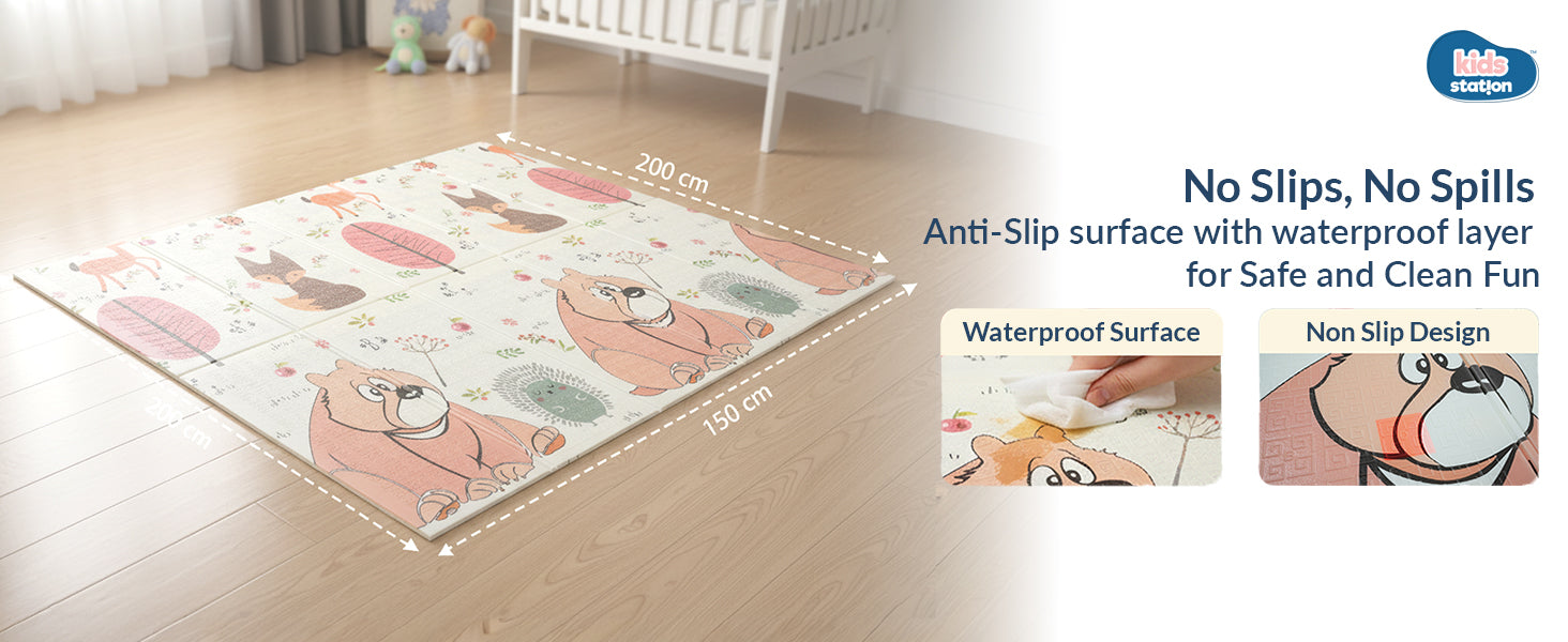 Dream Crawl Baby Play Mats (150cm x 200cm x 0.6cm)
