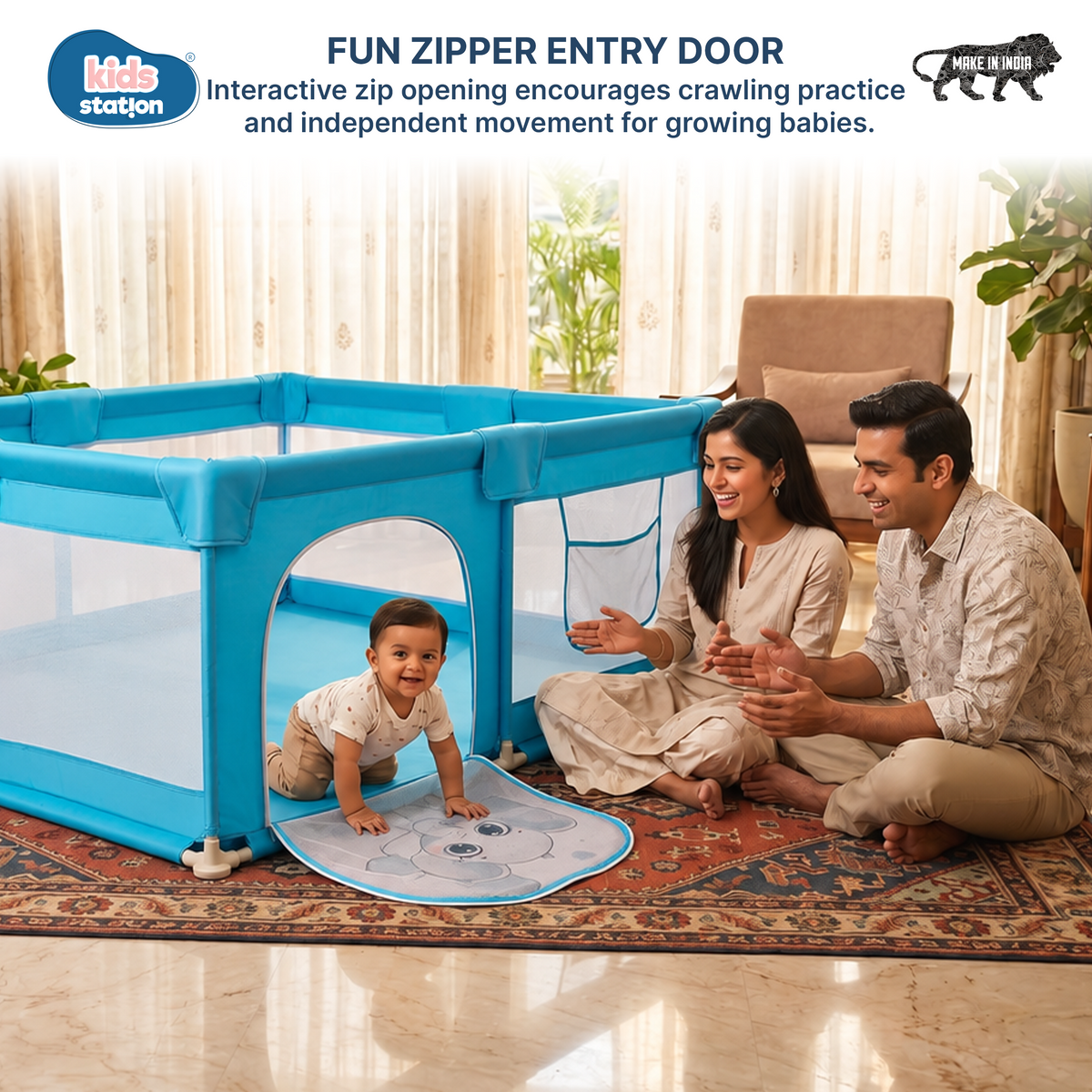 Playpen for Indoor & Outdoor Use for Babies