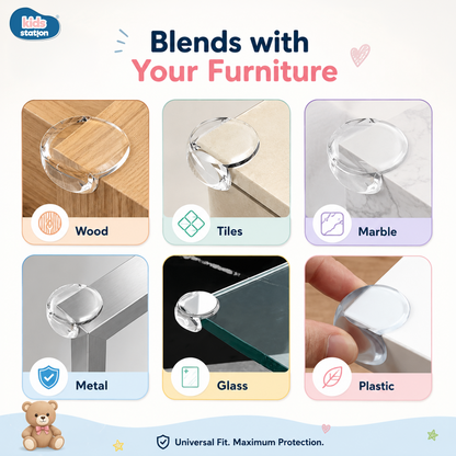 Transparent Silicone Round Corner Edge Guards for Baby Safety